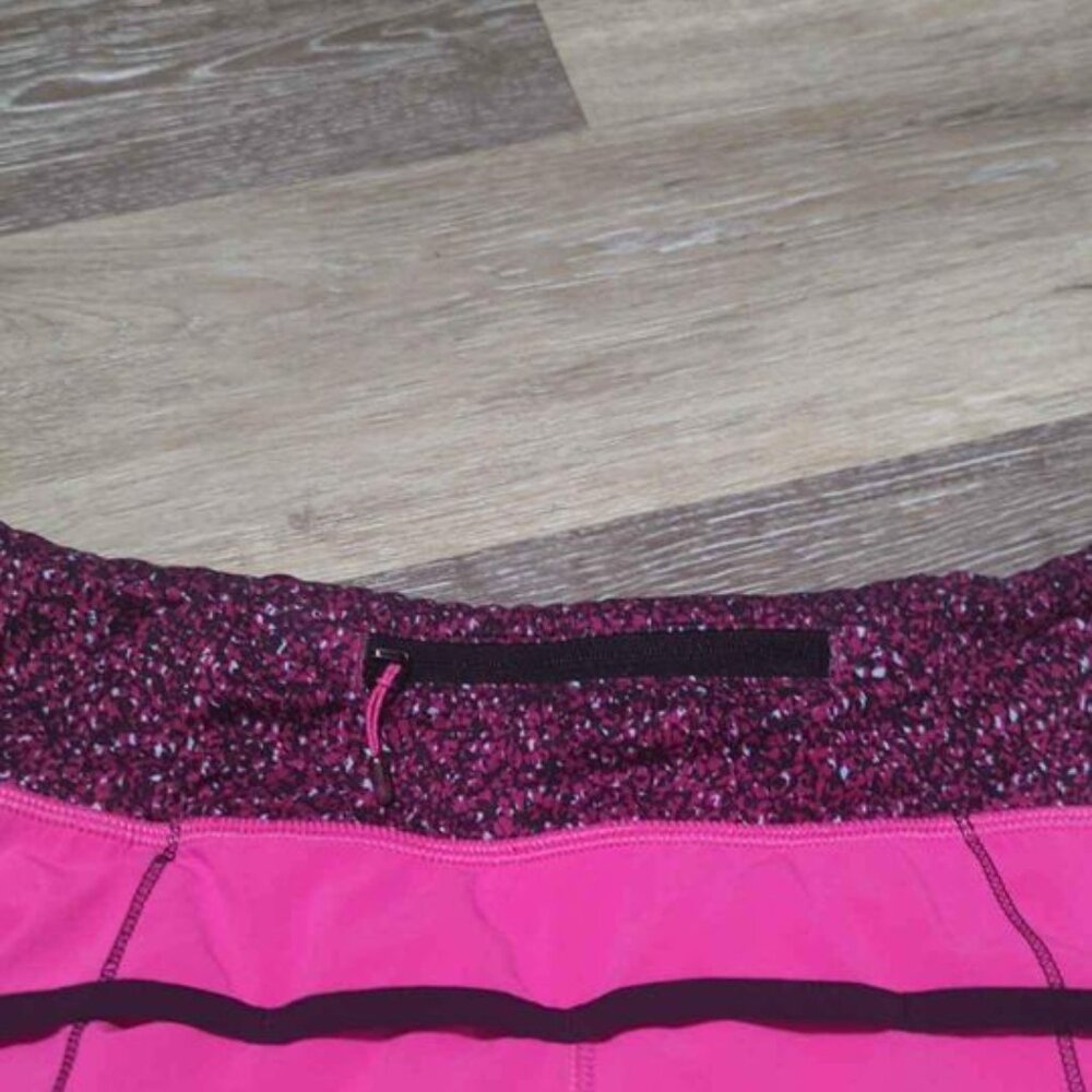 Lululemon Size 4 Speed Shorts Raspberry Glow Ligh… - image 2